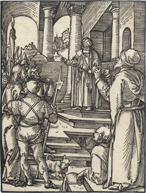 Lot 5540, Auction  125, Dürer, Albrecht, Christus vor Pilatus