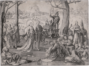 Lot 5613, Auction  125, Leyden, Lucas van - nach, Der Tanz der hl. Maria Magdalena