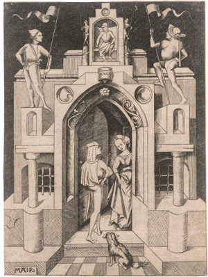 Lot 5618, Auction  125, Mair von Landshut, Nikolaus Alexander, Die Grüßung an der Haustür