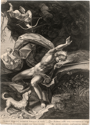 Lot 5682, Auction  125, Sadeler, Aegidius, Narziss an der Quelle