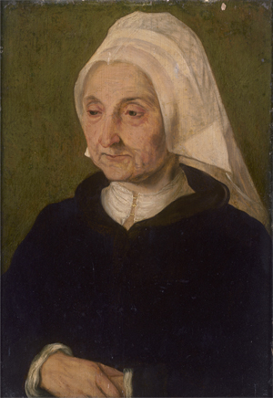 Lot 6005, Auction  125, Niederländisch, wohl 16. Jh. Bildnis einer Bürgerfrau mit weißer Haube