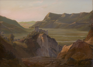 Lot 6063, Auction  125, Kiærskou, Frederik Christian Jakobsen, Die Ruine der Brunnenburg im Etschtal 