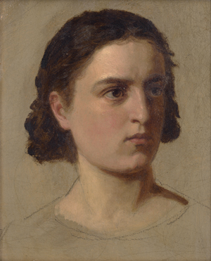 Lot 6127, Auction  125, Deutsch, um 1880. 2 Studienköpfe: Bildnisse eines jungen Mannes und einer jungen Frau