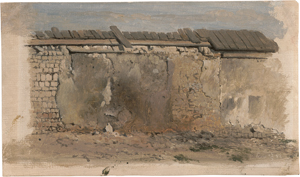 Lot 6133, Auction  125, Trippel, Albert Ludwig, Mauer mit bröckelndem Putz in Paris