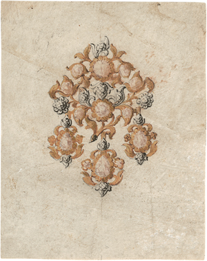 Lot 6535, Auction  125, Deutsch, um 1780/90. Entwürfe für edelsteinbesetzten Schmuck