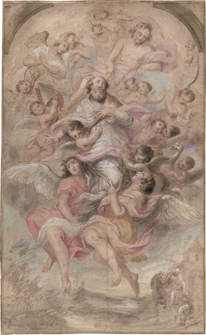 Lot 6742, Auction  125, Bergmüller, Johann Georg, Die Verherrlichung des hl. Martin von Tours