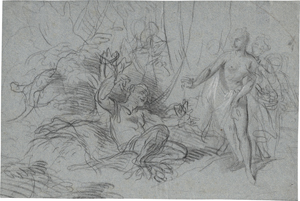 Lot 6750, Auction  125, Tischbein d. Ä., Johann Heinrich, Venus neckt einen gefesselten Satyr