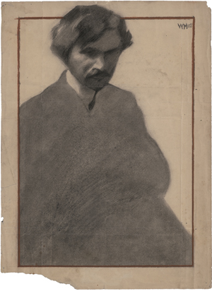 Lot 6909, Auction  125, Hammer, Walter Julius, Selbstbildnis mit gesenktem Haupt