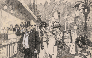 Lot 7008, Auction  125, Cucuel, Edward, Brunnenpromenade im Krollschen Garten, Berlin