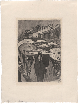 Lot 7037, Auction  125, Orlik, Emil, Ein Regentag