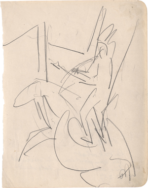 Lot 7061, Auction  125, Kirchner, Ernst Ludwig, Reitakrobat