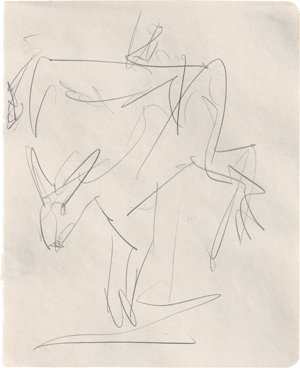 Lot 7063, Auction  125, Kirchner, Ernst Ludwig, Kälbchen