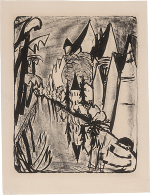 Lot 7068, Auction  125, Heckel, Erich, Tübingen