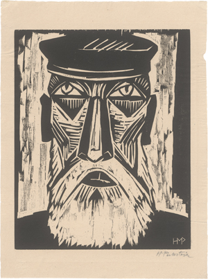 Lot 7070, Auction  125, Pechstein, Hermann Max, Fischerkopf IX