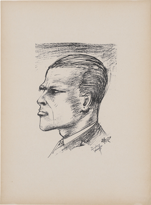 Lot 7089, Auction  125, Dix, Otto, Selbstporträt im Profil