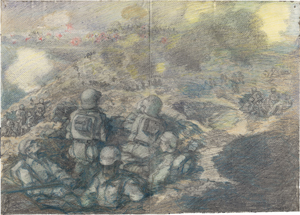 Lot 7091, Auction  125, Gering, Andreas, Im Schützengraben