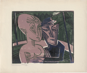 Lot 7100, Auction  125, Felixmüller, Conrad, Menschen im Wald