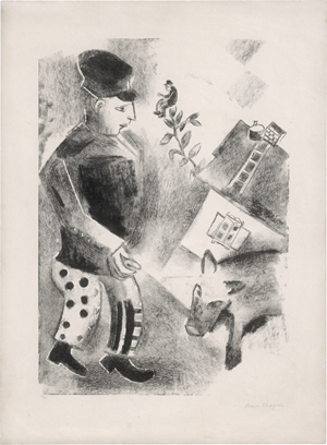 Lot 7135, Auction  125, Chagall, Marc, L'homme au cochon