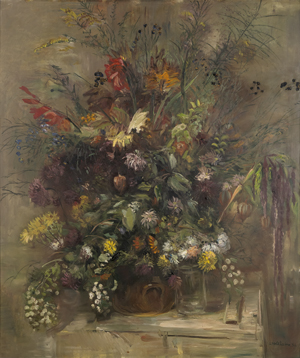Lot 7175, Auction  125, Wollheim, Gert Heinrich, Großes Blumenstilleben