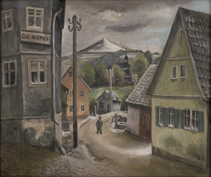 Lot 7188, Auction  125, Dressler, August Wilhelm, Frühschnee in der Rhön