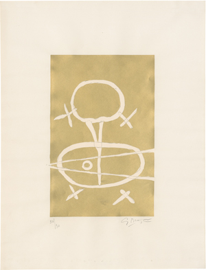 Lot 7202, Auction  125, Braque, Georges, Le signe