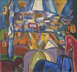 Lot 7226, Auction  125, Kerkovius, Ida, Städtebild