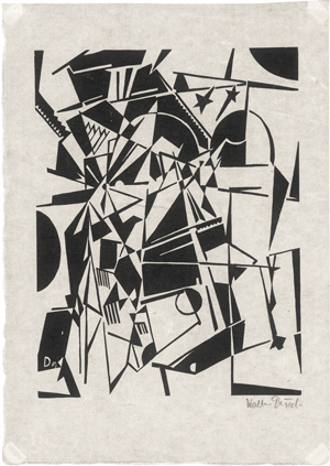 Lot 8035, Auction  125, Dexel, Walter, Sternenbrücke (Abstrakte Komposition)