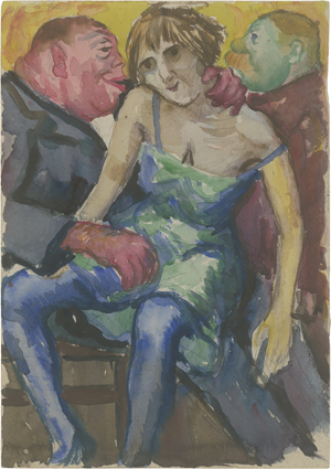 Lot 8081, Auction  125, Johansson, Eric, Bordellszene