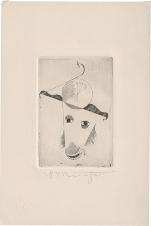 Lot 8133, Auction  125, Muche, Georg, Tierkopf (auch: Widder)