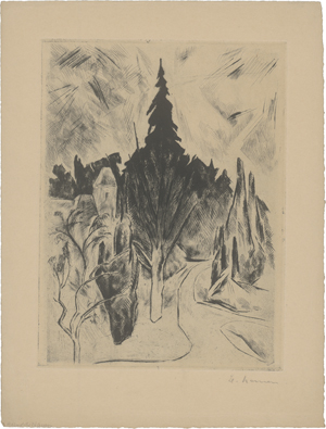 Lot 8137, Auction  125, Nauen, Heinrich, Park am Morgen