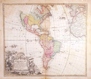 Lot 27, Auction  126, Homann, Johann Baptist, Americae mappa generalis