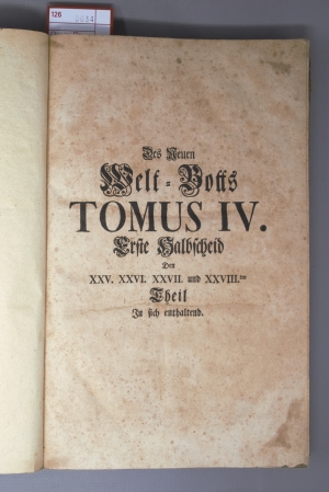 Los 34 - Allerhand so lehr- als geistreiche Brief, Schriften - und Reise-Beschreibungen - 5 - thumb