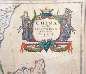 Lot 37, Auction  126, Blaeu, Johannes, China veteribus sinaru regio nunc incolis tame dicta. Amsterdam um 1640