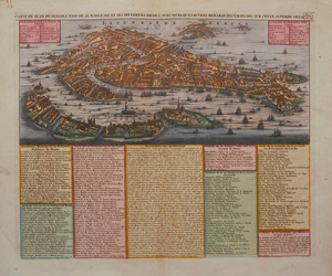 Lot 93, Auction  126, Chatelain, Henri Abraham, Carte du plan de Venise