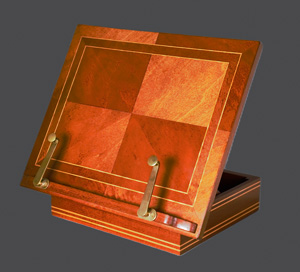 Lot 516, Auction  126, Lesepult, Klappbares Schreibtischpult aus Nussbaumholz