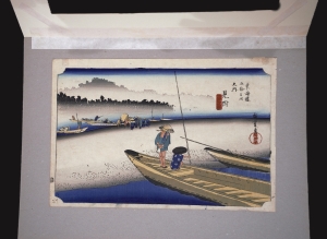 Los 624 - Hiroshige, Ando Ichiryusai - Ansicht von Mitsuke. Aus d. Serie der "53 Stationen des Tôkaidô". Tokio, Hôeidô, um 1850  - 1 - thumb