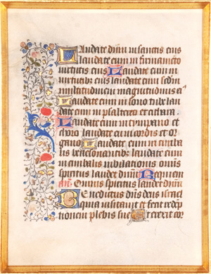 Lot 1009, Auction  126, Livres d'Heures, Lateinische Handschrift auf Pergament