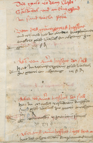 Lot 1012, Auction  126, Seligenthaler Gültbuch, Abgabenliste des Zisterzienserinnenstifts. Deutsche Handschrift auf Papier