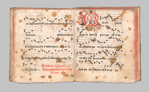Lot 1027, Auction  126, Sammelband von 13 Musikstücken, Lateinische Handschrift und hs. Noten auf Pergament