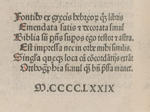 Lot 1060, Auction  126, Biblia latina, Basel, Johann Amerbach, 1479