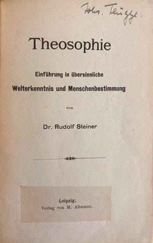 Los 2130c - Steiner, Rudolf - Theosophie - 1 - thumb