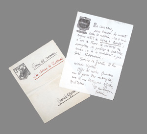 Lot 2501, Auction  126, Annunzio, Gabriele d', Brief mit Beilagen an Leutnant Antonio Cippico. 1918