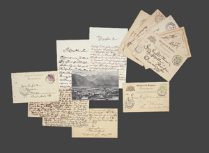 Lot 2528, Auction  126, Greif, Martin, Konvolut von 15 Autographen. 1887-1910 