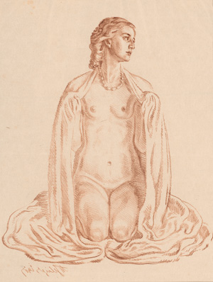 Lot 3001, Auction  126, Aktdarstellungen, Konvolut von 13 Originalgraphiken (Lithographien, Radierungen, Holzschnitte etc) sowie 4 Zeichnungen. 1916-1971