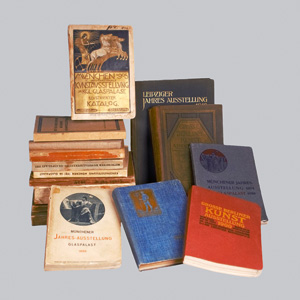 Lot 3009, Auction  126, Ausstellungskataloge, Konvolut von 17 Ausstellungskatalogen der Berliner Secession u. a. 1899-1931