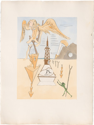 Lot 3053, Auction  126, Dali, Salvador, 29 kolorierte und pochoir-kolorierte Original-Kaltnadelradierungen auf Arches-Velin