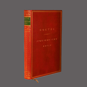 Lot 3129, Auction  126, Goethe, Johann Wolfgang von, Italienische Reise