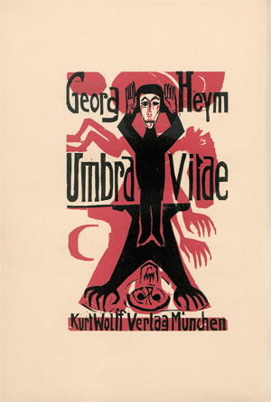Lot 3155, Auction  126, Heym, Georg und Kirchner, Ernst Ludwig - Illustr., Umbra vitae