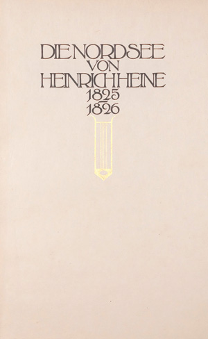 Lot 3176, Auction  126, Heine, Heinrich, Die Nordsee
