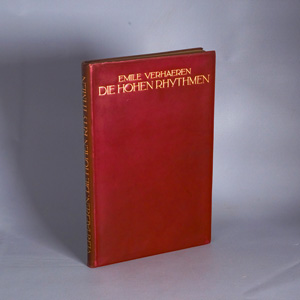 Lot 3185, Auction  126, Verhaeren, Emile, Die hohen Rhythmen
